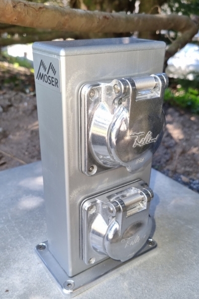 Witterungsbeständige Steckdose